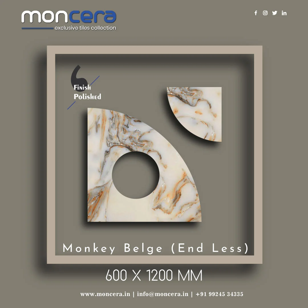 Monkey Beige 600 x 1200mm Tiles